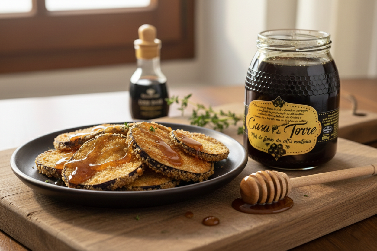 Berenjenas con Miel Crujientes: El Truco del Chef para un Rebozado Perfecto